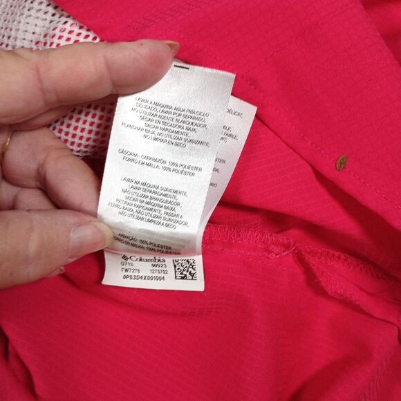 Columbia PFG Women’s 2XL Hot Pink Omni-Shade Vented Fishing Shirt – UPF Sun Prot - Picture 11 of 16